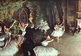 Rehearsal on the Stage by Edgar Degas
